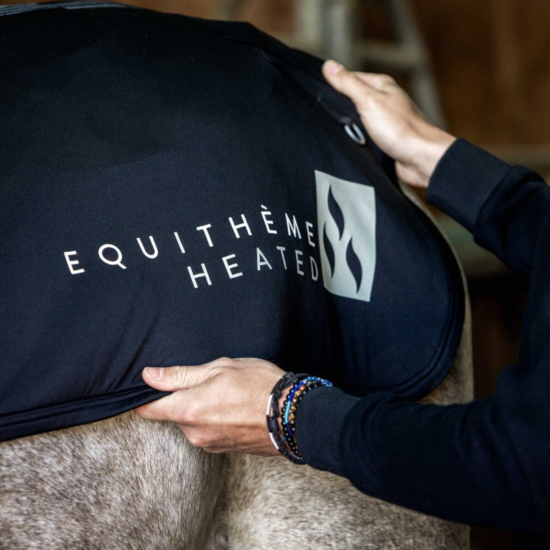 Equithème - Verwarmer voor de rug Heated zwart 