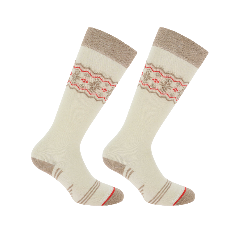 Equithème - Chaussettes d'équitation Frida beige