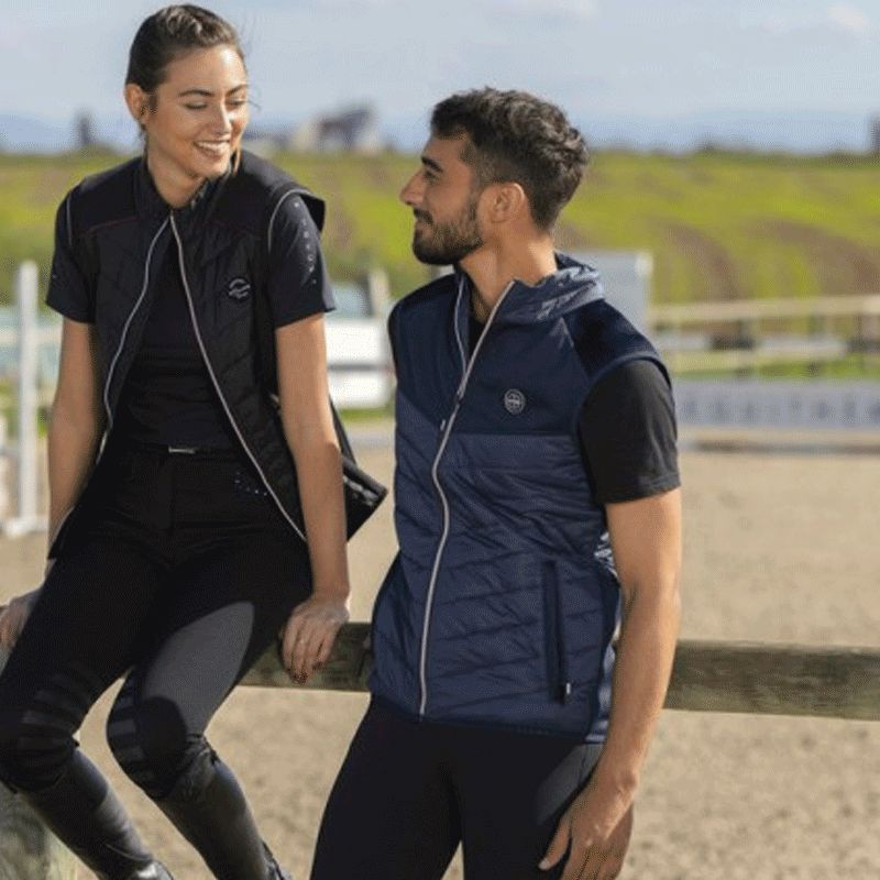 Equithème - Gilet sans manches homme Jules marine | - Ohlala