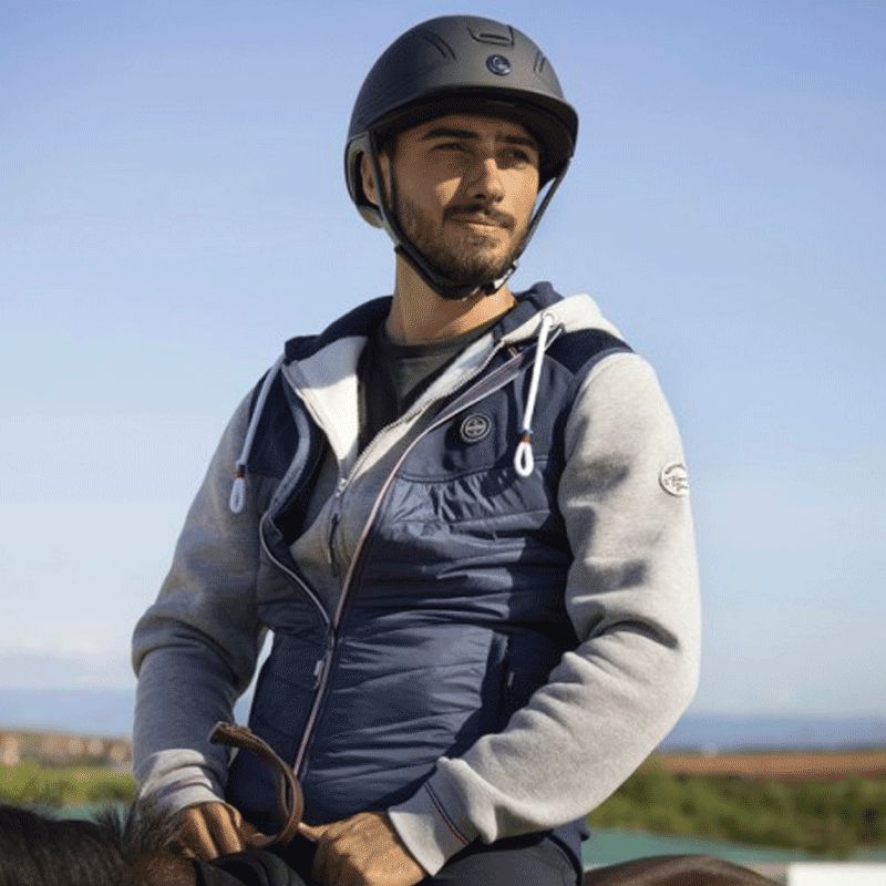 Equithème - Gilet sans manches homme Jules marine | - Ohlala