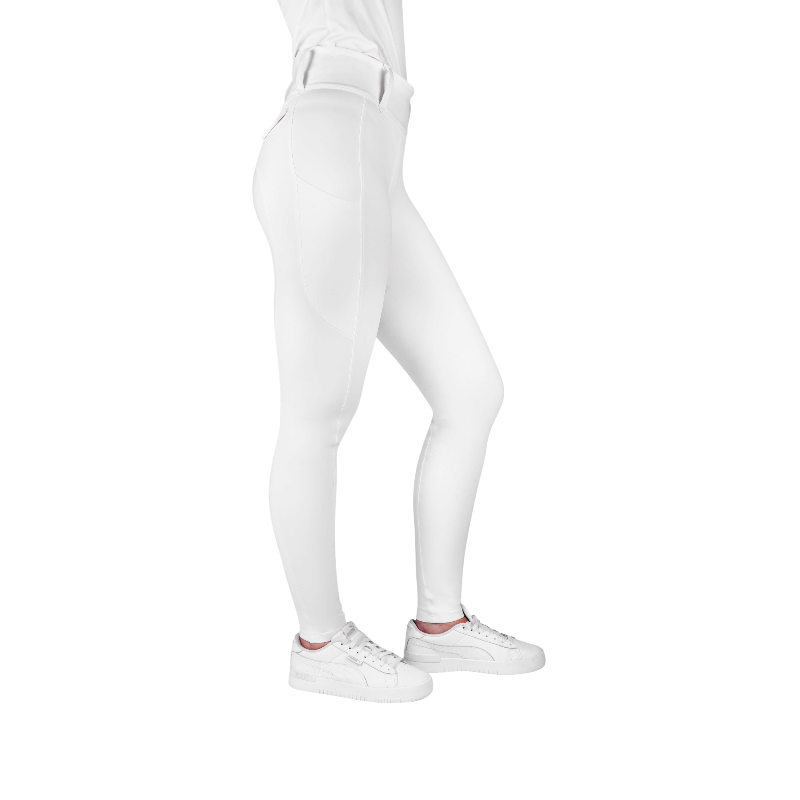 Equithème - Legging d'équitation femme Alizé blanc | - Ohlala