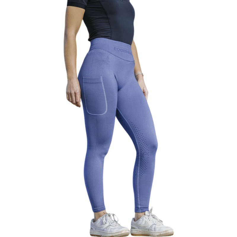 Equithème - Legging d'équitation femme Acacia violet