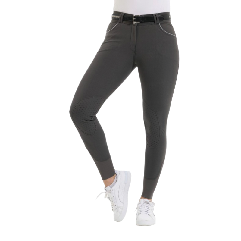 Equithème - Pantalon d'équitation femme Belinda anthracite | - Ohlala