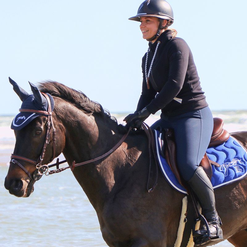 Equithème - Pantalon d'équitation Gizel marine | - Ohlala