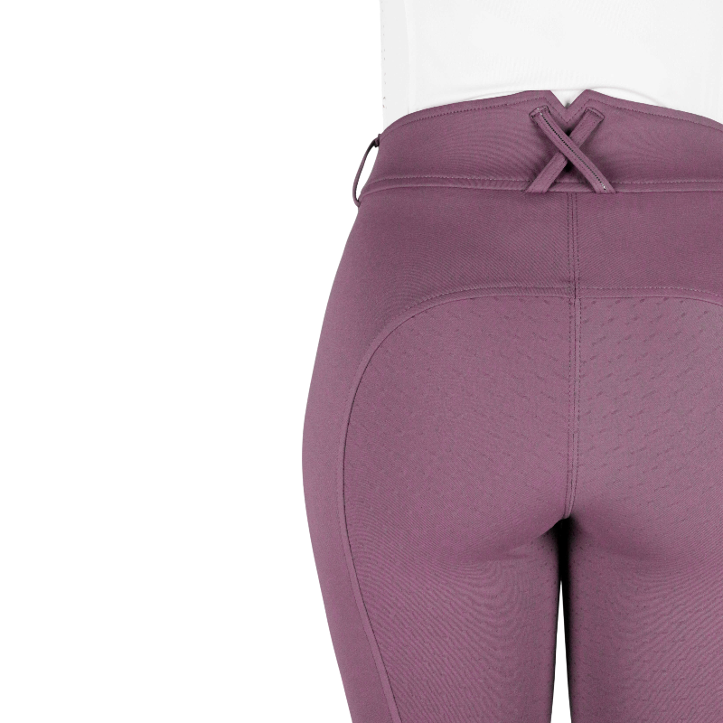 Equithème - Pantalon d'équitation femme Carly lilas | - Ohlala