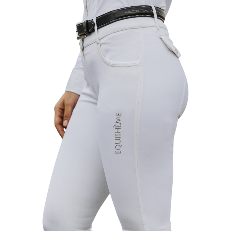 Equithème - Women's equestrian pants Beverly white 