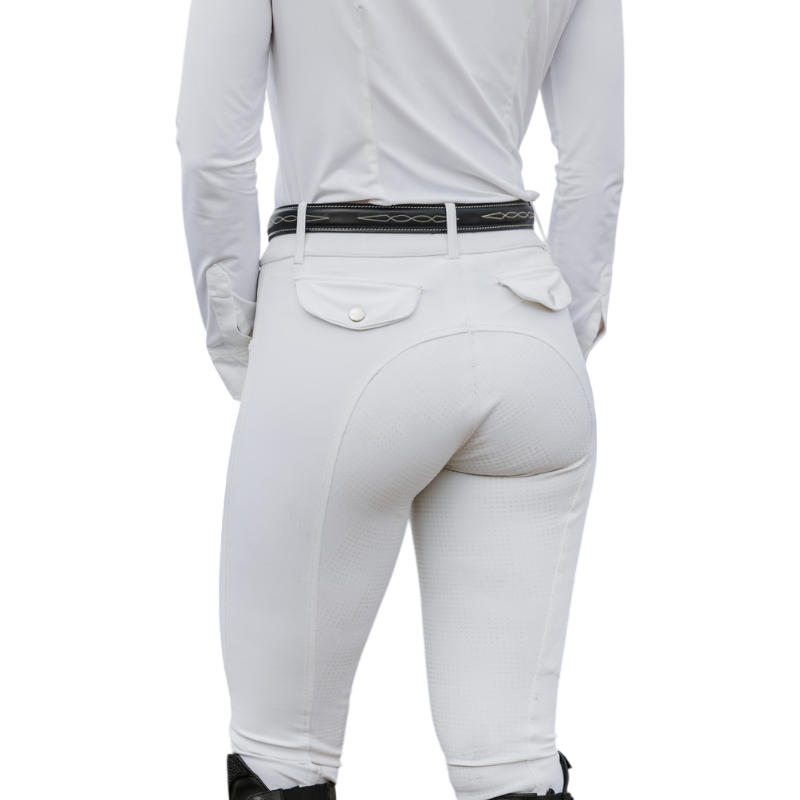 Equithème - Women's equestrian pants Beverly white 