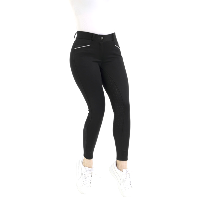 Equithème - Pantalon d'équitation femme Claudine noir