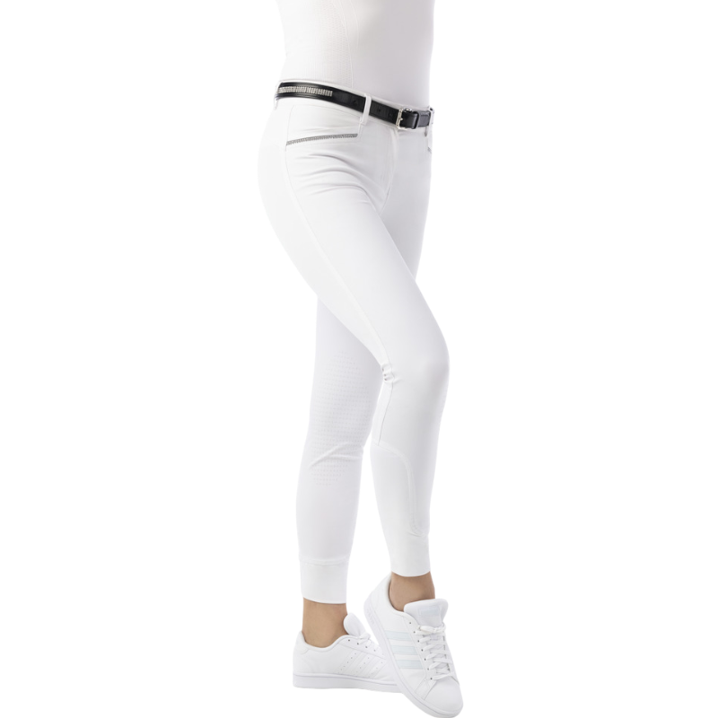 Equithème - Pantalon d'équitation femme Gizel blanc