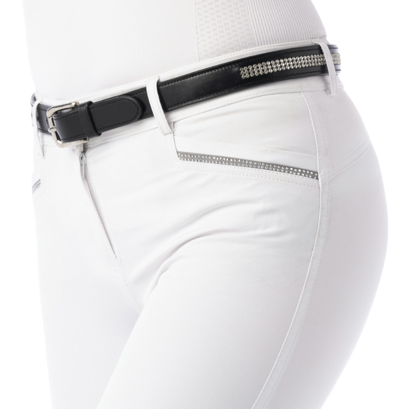 Equithème - Pantalon d'équitation femme Gizel blanc