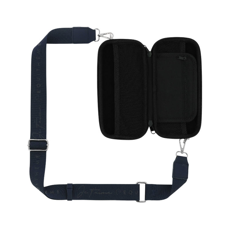 Equithème - Pochette + porte-monnaie Je t'aime marine
