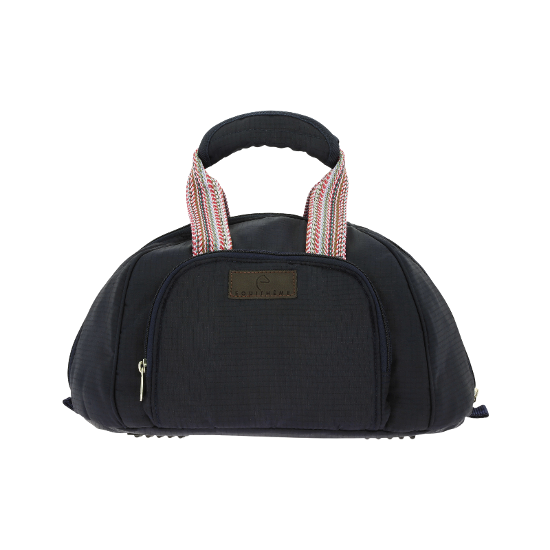 Equithème - Sac à bombe Aztec marine