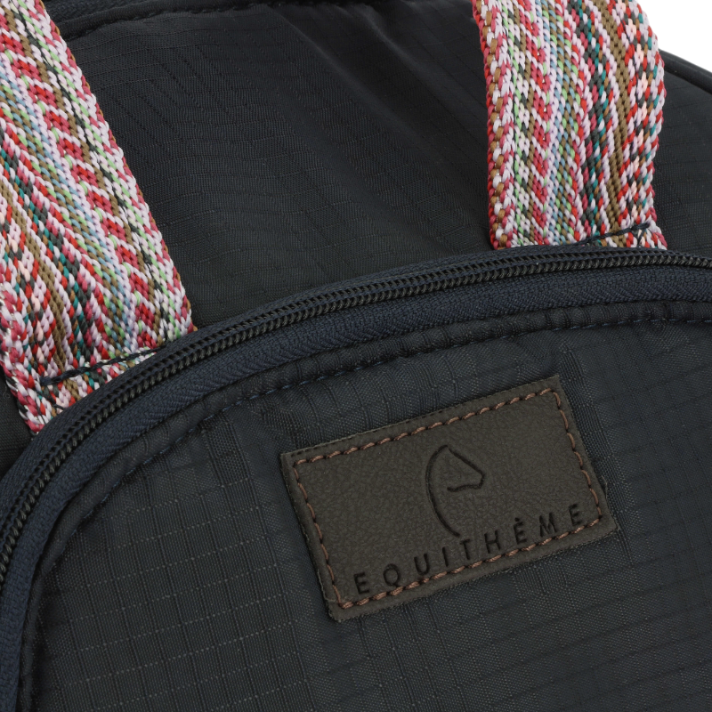 Equithème - Sac à bombe Aztec marine
