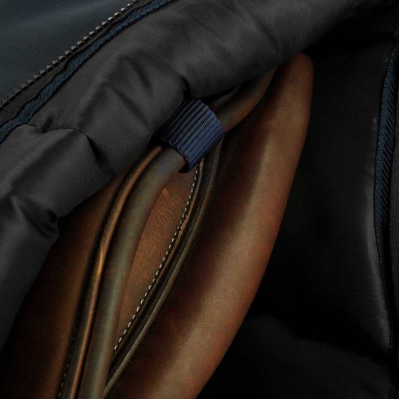Equithème - Sac à selle Aztec marine