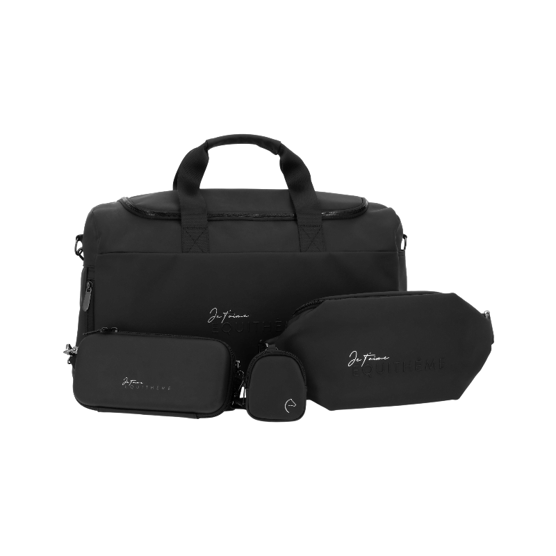 Equithème - Sac week-end Je t'aime noir