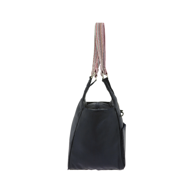 Equithème - Sac cabas zip + élastique Aztec marine