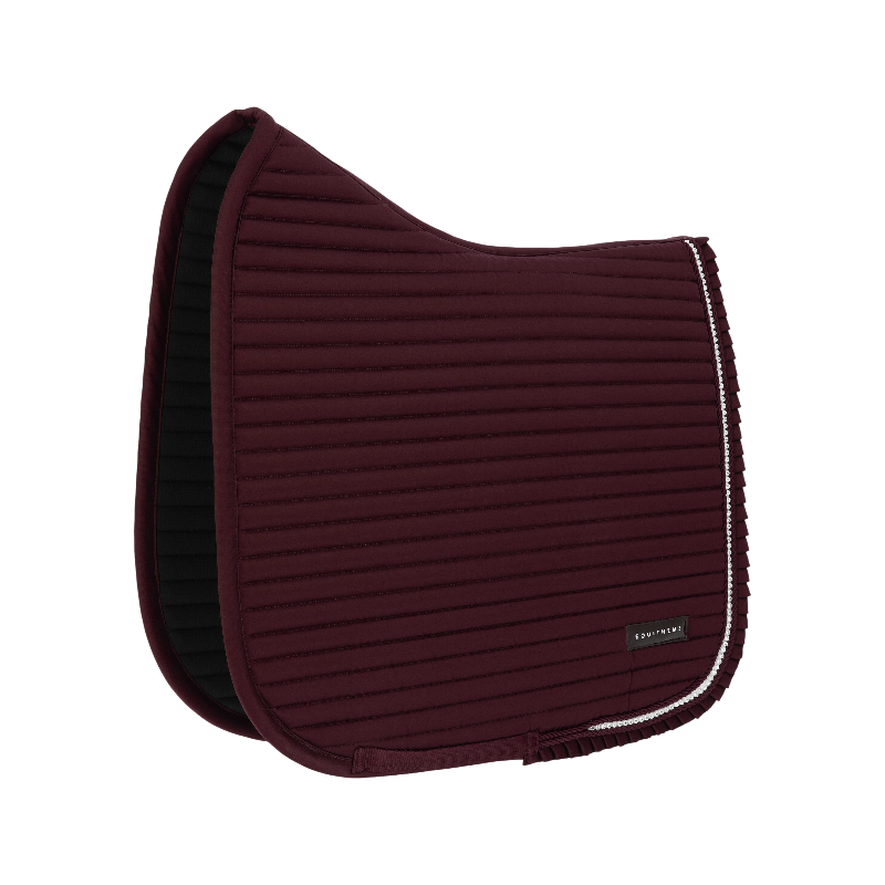 Equithème - Tapis de dressage Glam bordeaux
