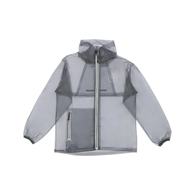 Equithème - Gray waterproof jacket for children Saigon 