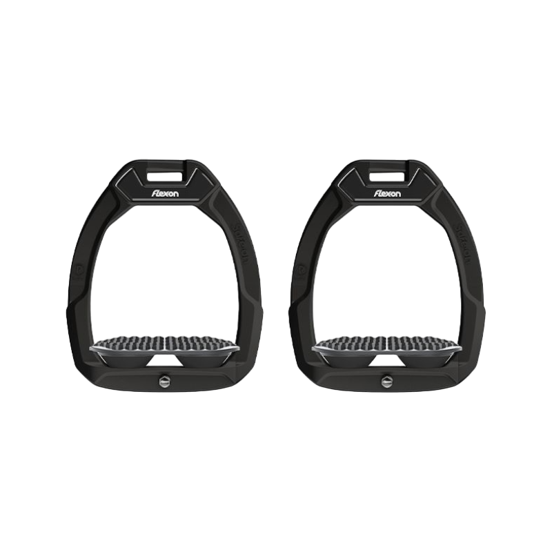 Flex On - Safe On endurance safety stirrup black/black/black