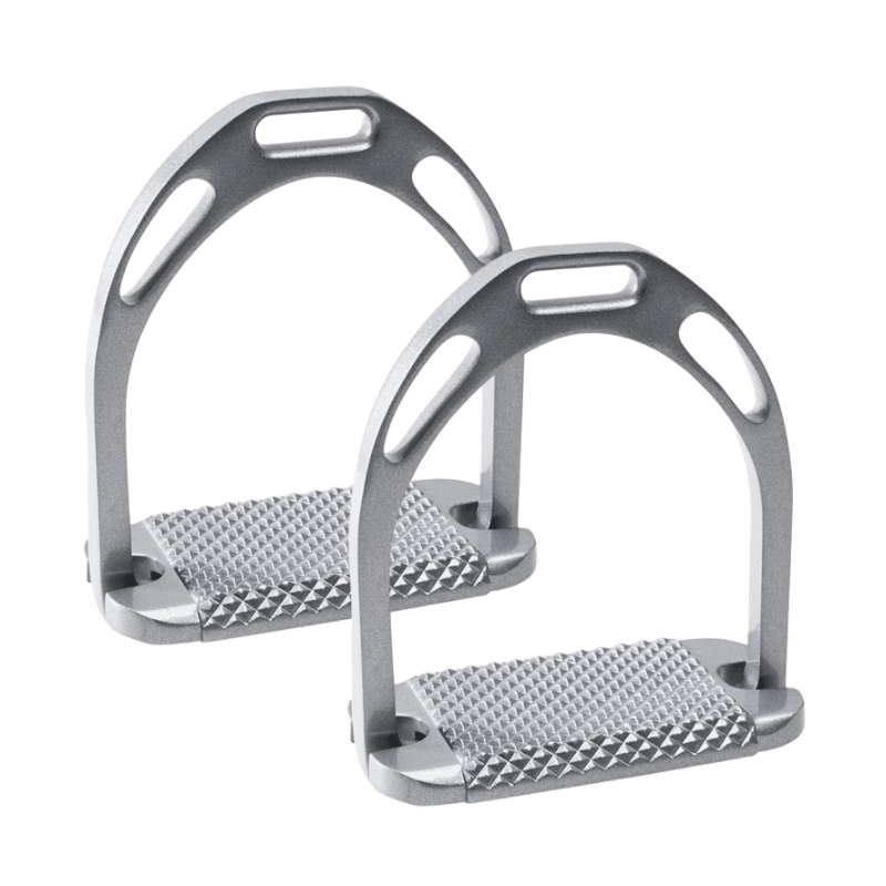 Feeling - Pro wide aluminum stirrups silver