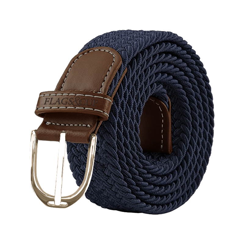 Flags & Cup - Artosia marine elastische riem 
