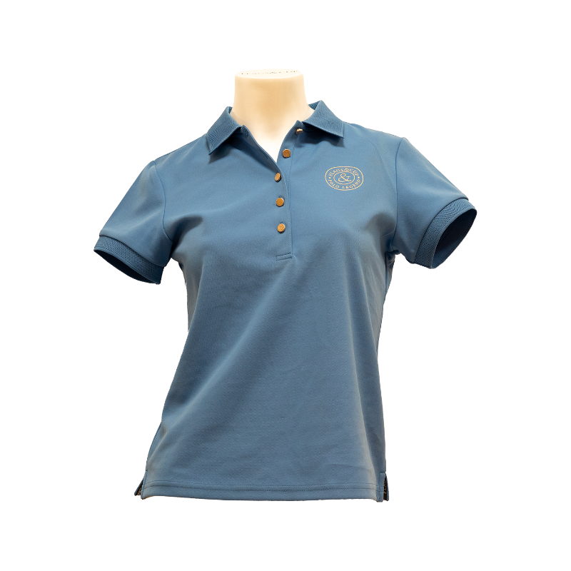 Flags & Cup - Korte mouwen polo voor dames Anzia iris 
