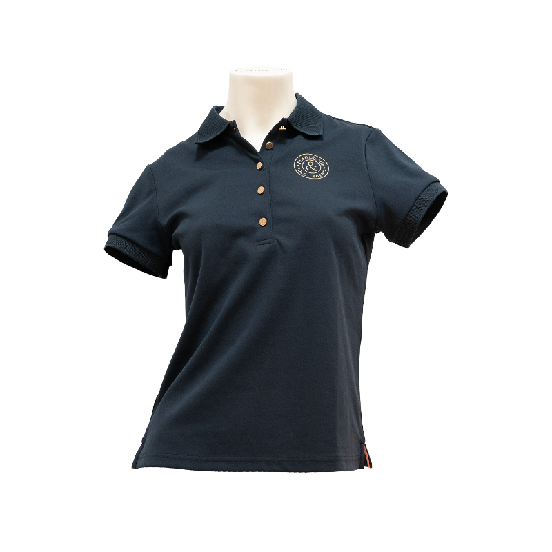 Flags & Cup - Korte mouwen polo dames Anzia marine 