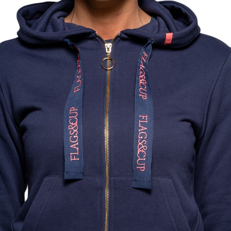 Flags & Cup - Meisjes hoodie Lomita marine 