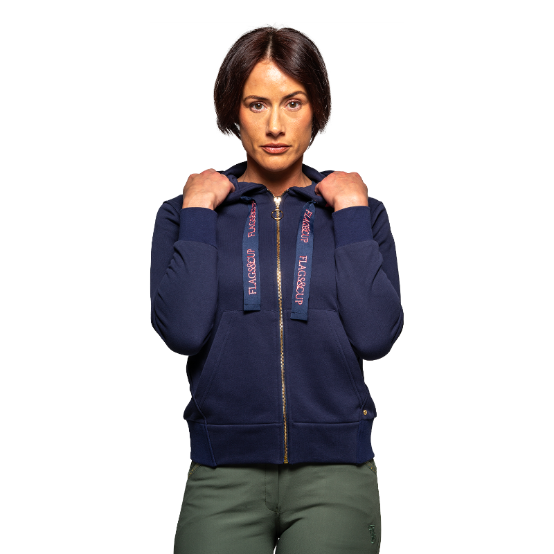 Flags & Cup - Meisjes hoodie Lomita marine 