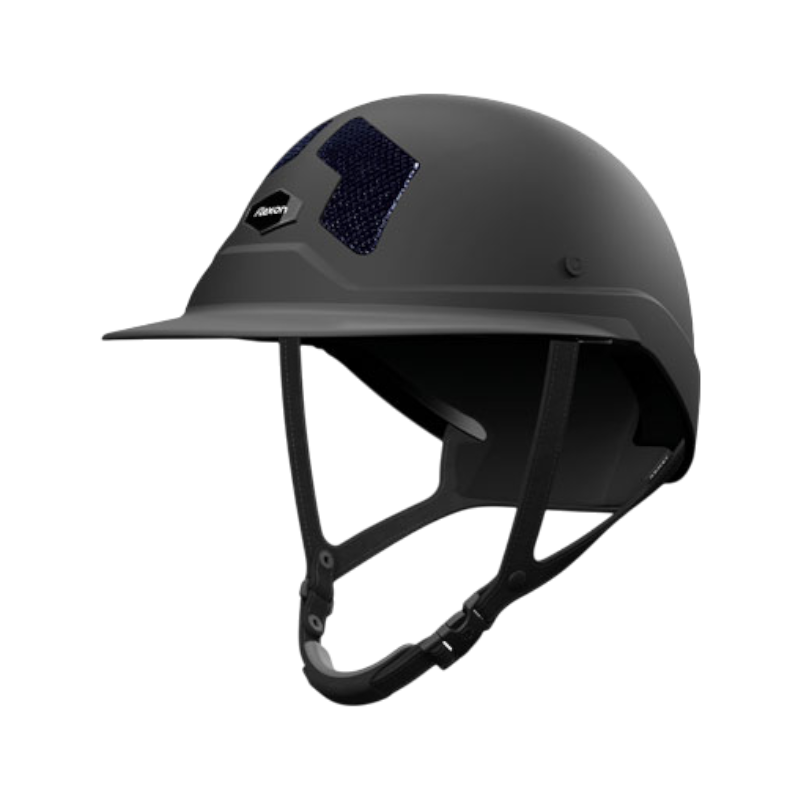 Flex On - Casque d'équitation Armet Dark grilles marine visière Mixte