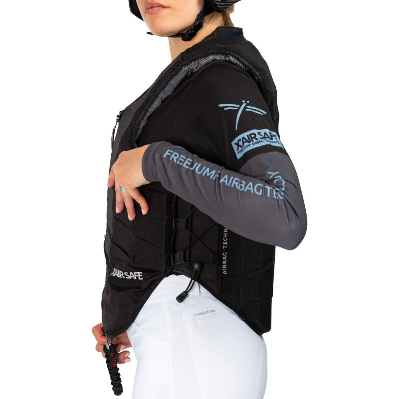 Freejump - Junior X'Air Safe black airbag vest 