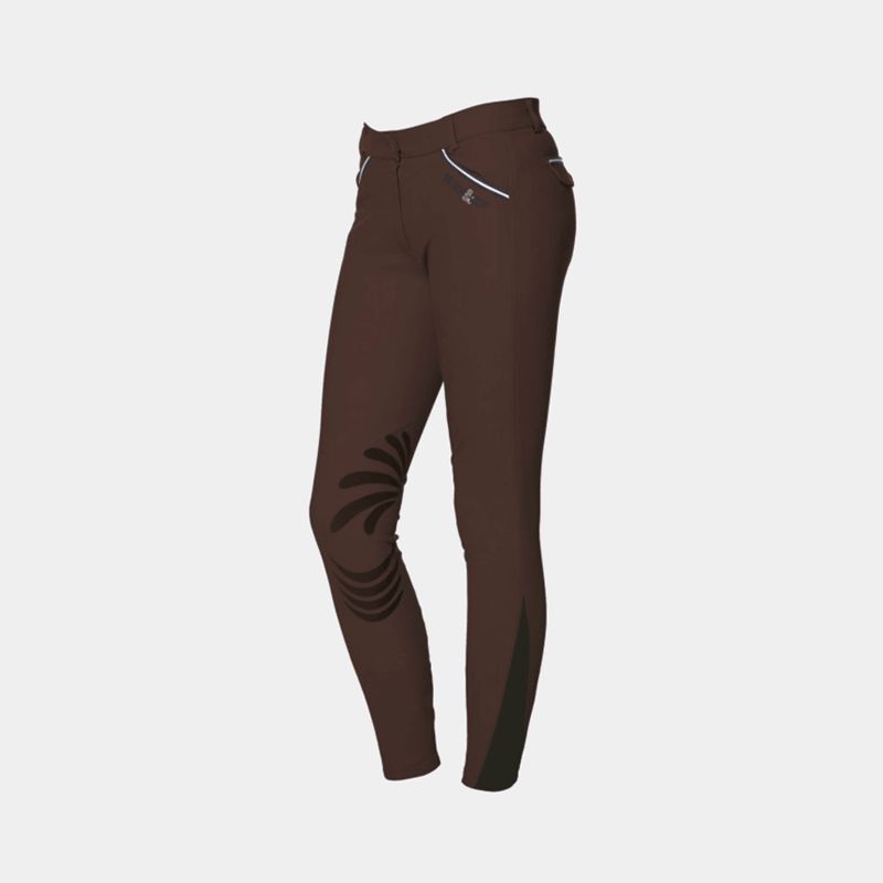 Flags & Cup - Pantalon d'équitation Cayenne enfant marron | - Ohlala