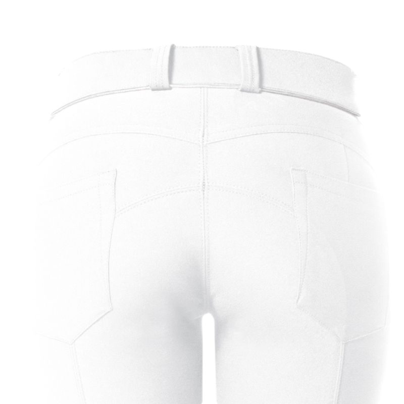 Flags & Cup - Pantalon d'équitation femme Push up blanc