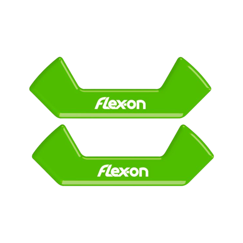 Flex On - Safe On stickers plain green