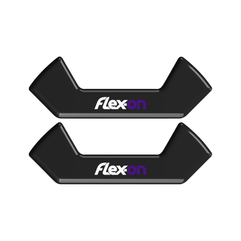 Flex On - Safe On "On" stickers black/purple