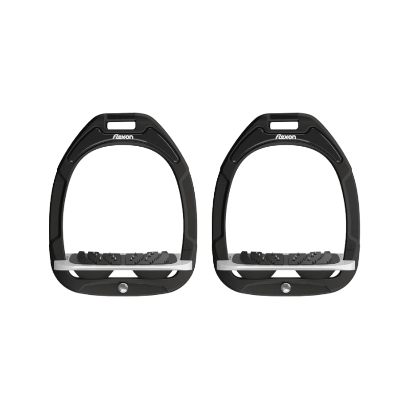 Flex On - GC Inclined Ultra Grip Stirrups Black / Gray / Black