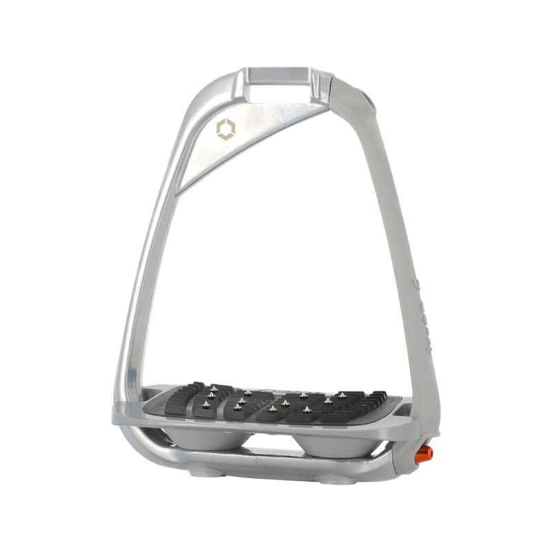 Flex On - Étriers de sécurité Iron S incliné ultra grip mat gris/ gris