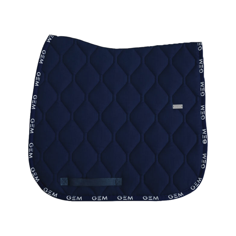 GEM - Tapis de dressage Love bleu marine