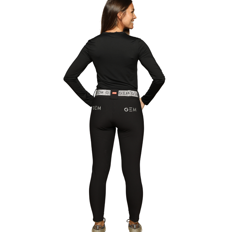 GEM - Pantalon d'équitation femme Cooper noir | - Ohlala