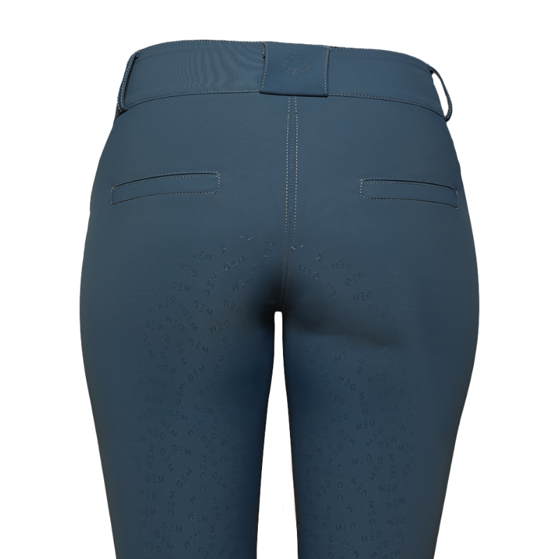 GEM - Damenreitjeans John mit vollem Grip in keltischem Blau 