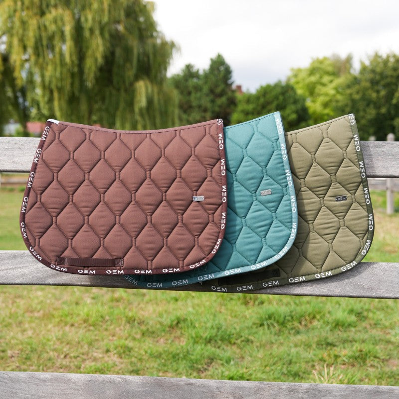 GEM - Tapis de selle Love chocolat