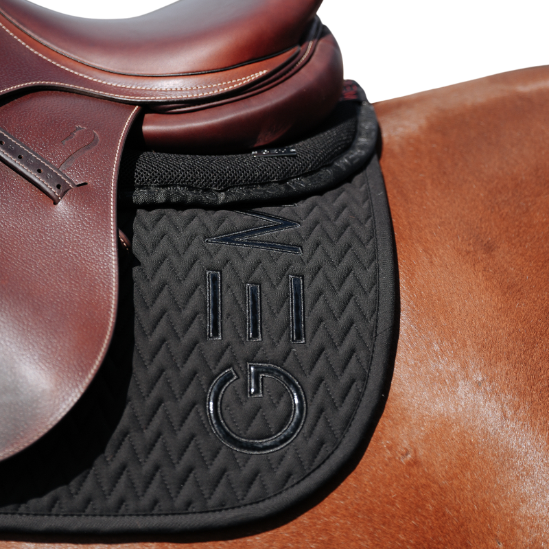 GEM - Tapis de selle Ten noir/ noir