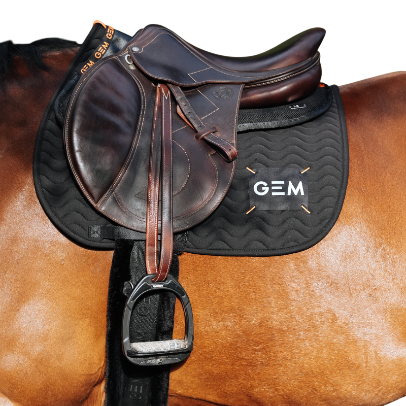 GEM - Tapis de selle Touc Touc noir