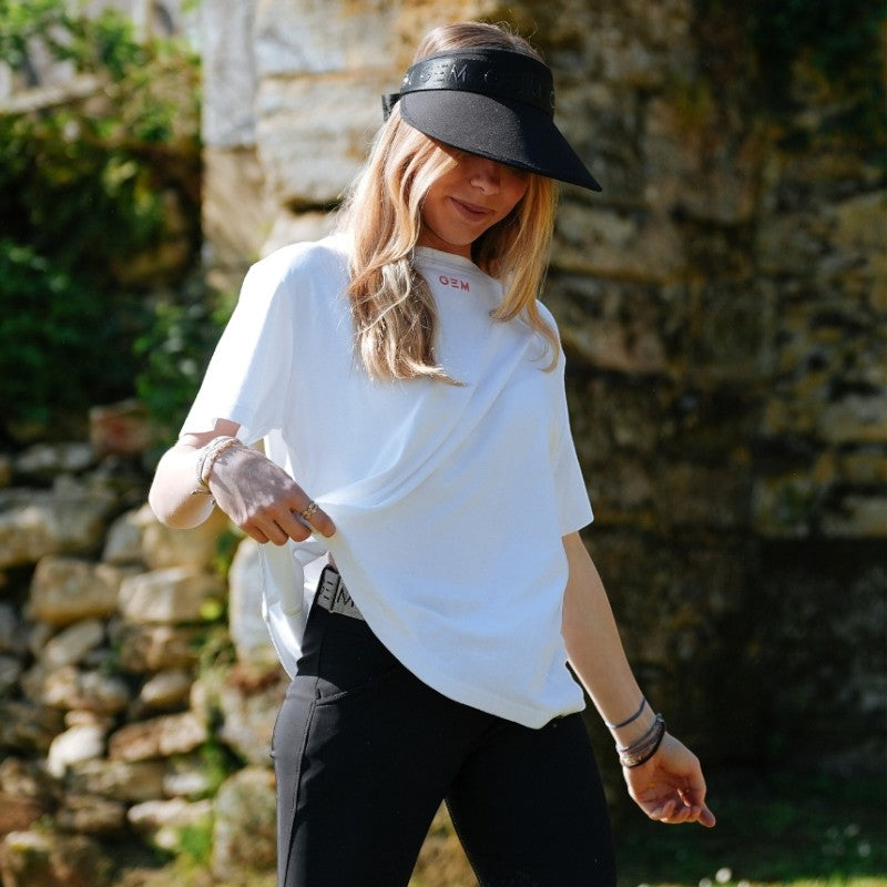 GEM - Damen T-Shirt éclair weiß 