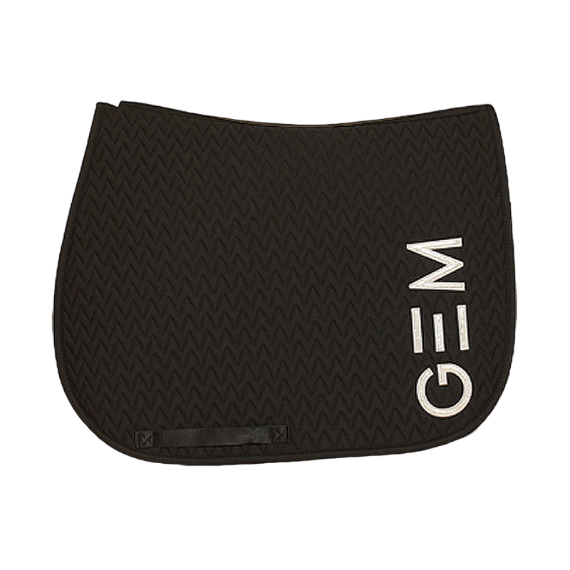 GEM - Tapis de selle Ten noir | - Ohlala