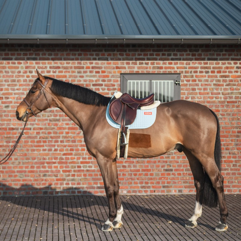 GEM - Zadelonderlegger Leo lichtblauw 