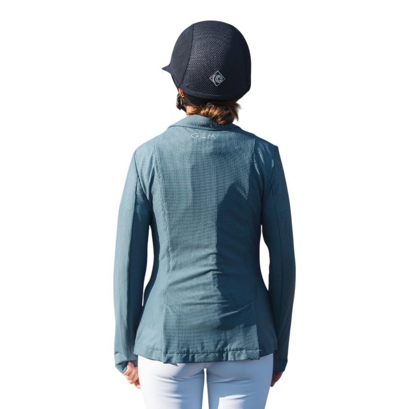 GEM - Damen Wettkampfjacke Mesh blau grau 