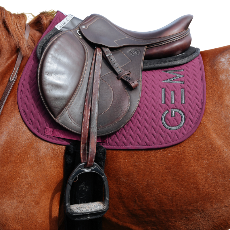 GEM - Tapis de selle Ten raisin