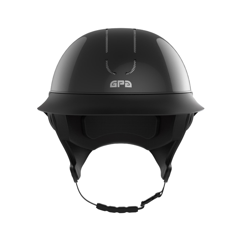 GPA - Casque d'équitation Global Dual EVO TLS shiny/ visière matt black