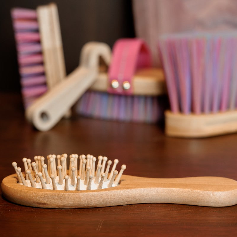 Grooming Deluxe - Brosse à crins Licorne Sammy enfant bois